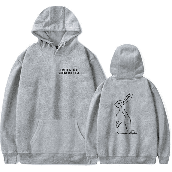 Sofia Isella Merch The Rabbit Hoodie Long Sleeve Pullover Sweatshirt Suit Men Women