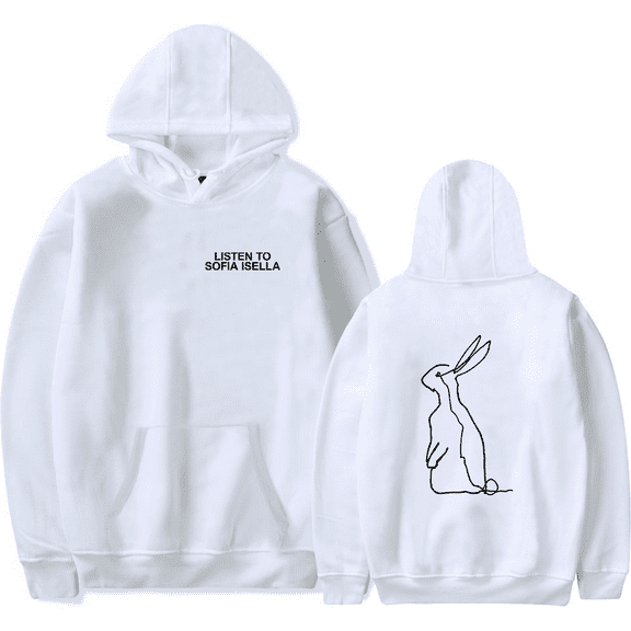 Sofia Isella Merch The Rabbit Hoodie Long Sleeve Pullover Sweatshirt Suit Men Women
