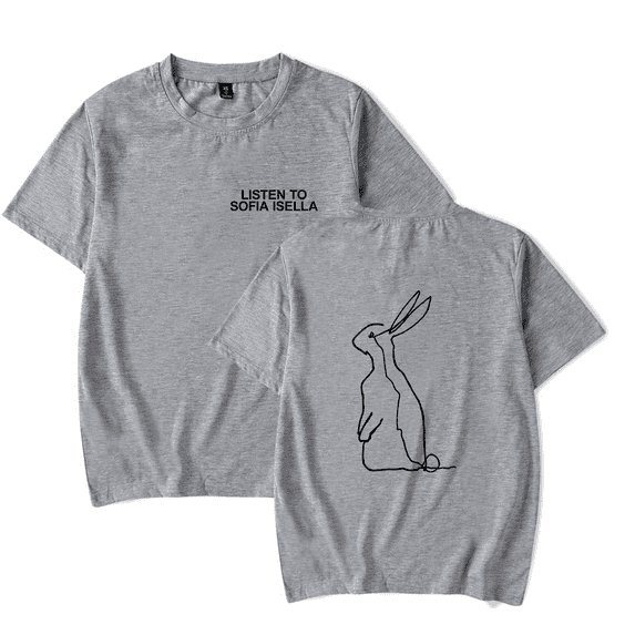 Sofia Isella Merch The Rabbit T-Shirt Streetwear T-shirt Shirt Men Women Short Sleeve