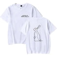 thumbnail image 1 of Sofia Isella Merch The Rabbit T-shirt Cute Print Trendy Short Sleeves Men And Women Harajuku Wear, 1 of 2