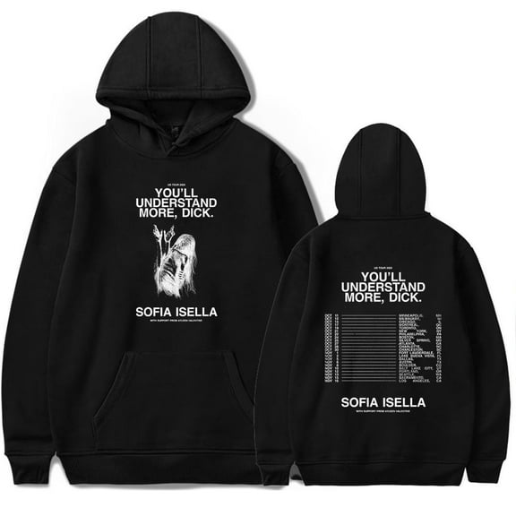 Sofia Isella Tour 2025 Hoodie Merch Spring and Autumn unisex fashion trend long sleeved sportswear street wear