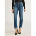 thumbnail image 1 of Sofia Jeans Women's Beatrix Relaxed Boyfriend Mid Rise Jeans, 27" Inseam, Sizes 0-20, 1 of 5