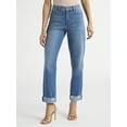 thumbnail image 1 of Sofia Jeans Women's Beatrix Relaxed Boyfriend Mid Rise Jeans, Sizes 0-20, 1 of 5