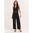 thumbnail image 1 of Sofia Jeans Women's and Women's Plus Belted Jumpsuit, Sizes XS-4X, 1 of 3