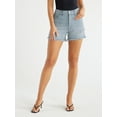 thumbnail image 1 of Sofia Jeans Women's Chi Shortie High Rise Fray Hem Shorts, 3.5" Inseam, Sizes 00-22, 1 of 6