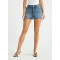 thumbnail image 1 of Sofia Jeans Women's Chi Shortie High Rise Fray Hem Shorts, 3.5" Inseam, Sizes 00-31, 1 of 6