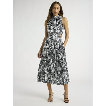Sofia Jeans Women's and Women's Plus Cutout Dress, Above Ankle Length, Sizes XS-4X