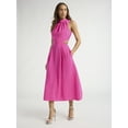 thumbnail image 1 of Sofia Jeans Women's and Women's Plus Cutout Dress, Above Ankle Length, Sizes XS-4X, 1 of 4