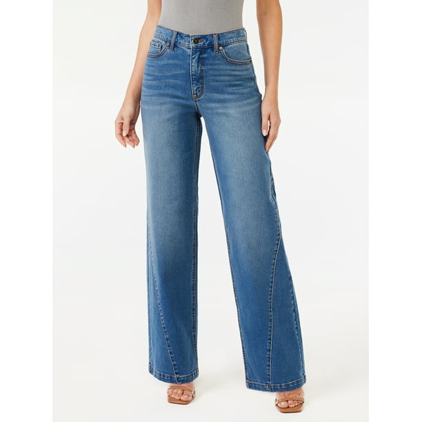 Sofia Jeans Women's Diana Palazzo Super High Rise Gusset Jeans ...