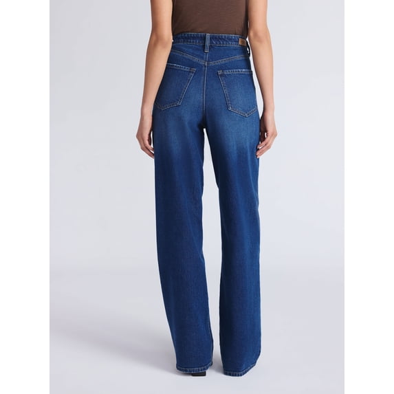 Sofia by Sofia Vergara Women's Diana Relaxed High Rise Straight Jeans, 30", 32.5" and 34" Inseams, Sizes 0-28