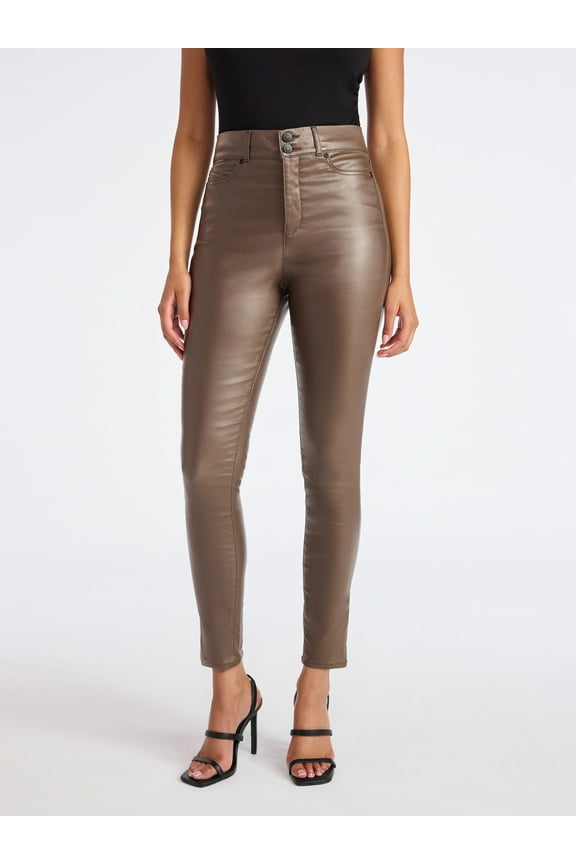 Sofia Jeans Women's and Women's Plus Eva Contouring Skinny High Rise Ankle Jeans, 25" and 27" Inseams, Sizes 0-28