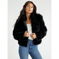 thumbnail image 1 of Sofia Jeans Women's Faux Fur Chubby Jacket, Sizes XXS-3XL, 1 of 6