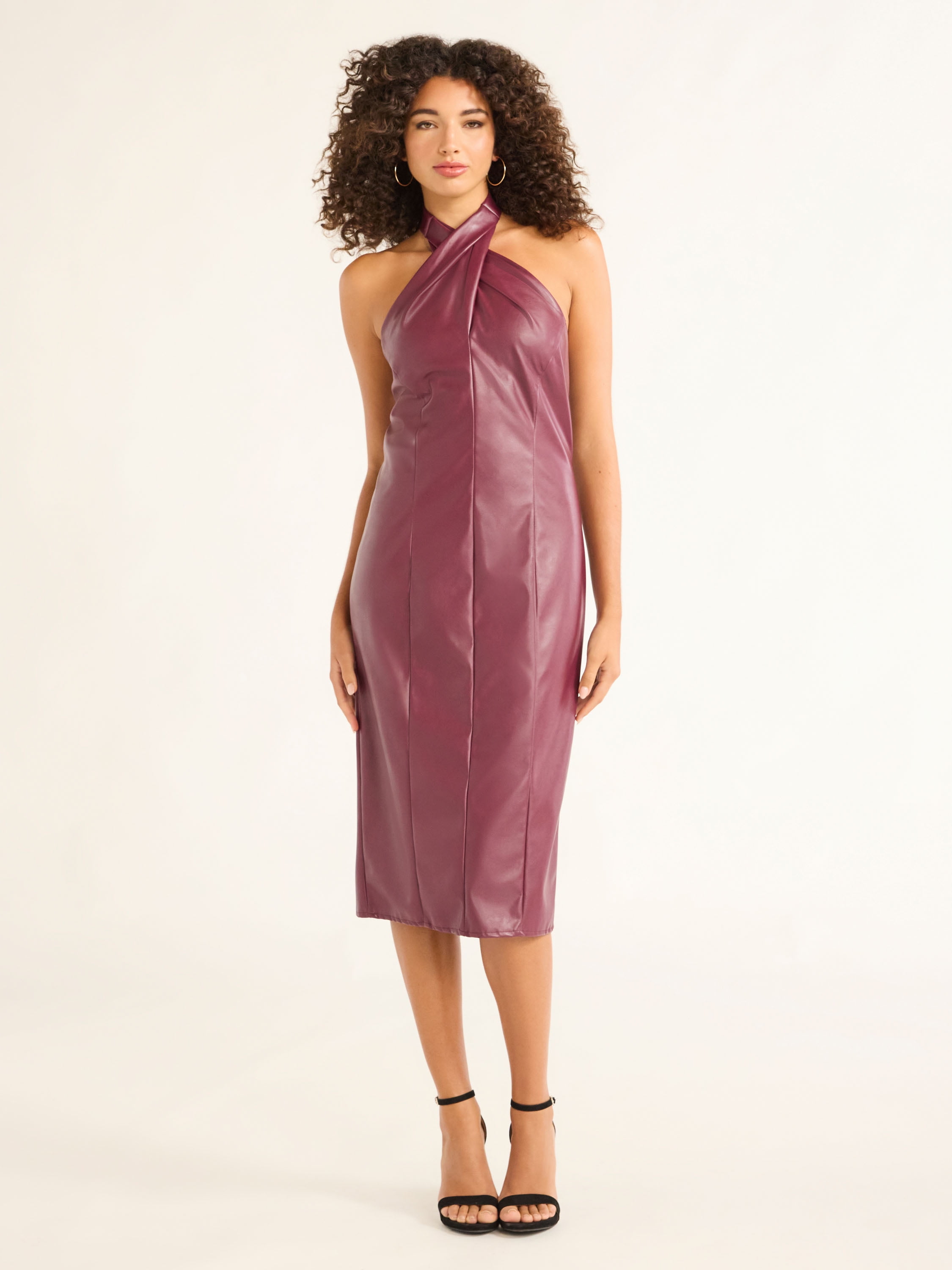 2010 Leather Fitted Dress main image 0