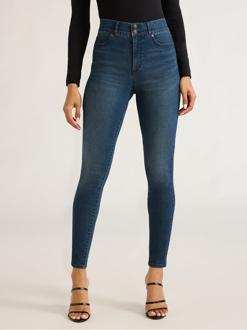 Sofia Jeans Women's and Women's Plus Eva Contouring Skinny High