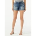 thumbnail image 1 of Sofia Jeans Women's Lila Mid Rise Cuff Short, 1 of 6