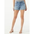 thumbnail image 1 of Sofia Jeans Women's Lila Mid Rise Cuff Short, 1 of 6