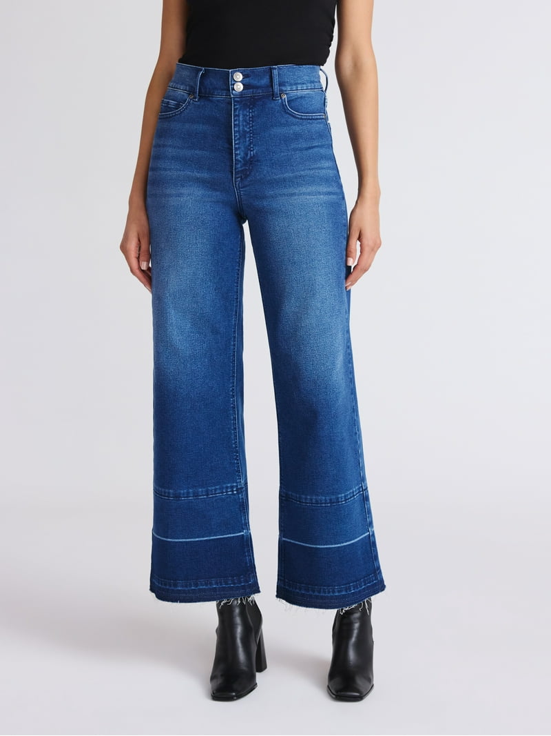 Sofia by Sofia Vergara Women's Margot Wide Crop Super High Rise