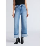 SOFIA JEANS BY SOFIA VERGARA Sofia by Sofia Vergara Women's and Women's Plus Margot Wide Crop Super High Rise Jeans, 27" Inseam, Sizes 0-28