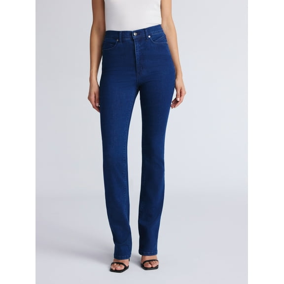 Sofia by Sofia Vergara Women's and Women's Plus Size Marisol Bootcut Curvy Super High Rise Jeans, 30.5", 32.5" and 34.5" Inseams, Sizes 0-28