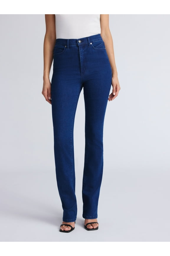 Sofia by Sofia Vergara Women's and Women's Plus Size Marisol Bootcut Curvy Super High Rise Jeans, 30.5", 32.5" and 34.5" Inseams, Sizes 0-28