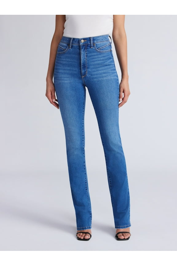 Sofia by Sofia Vergara Women's and Women's Plus Size Marisol Bootcut Curvy Super High Rise Jeans, 30.5", 32.5" and 34.5" Inseams, Sizes 0-28