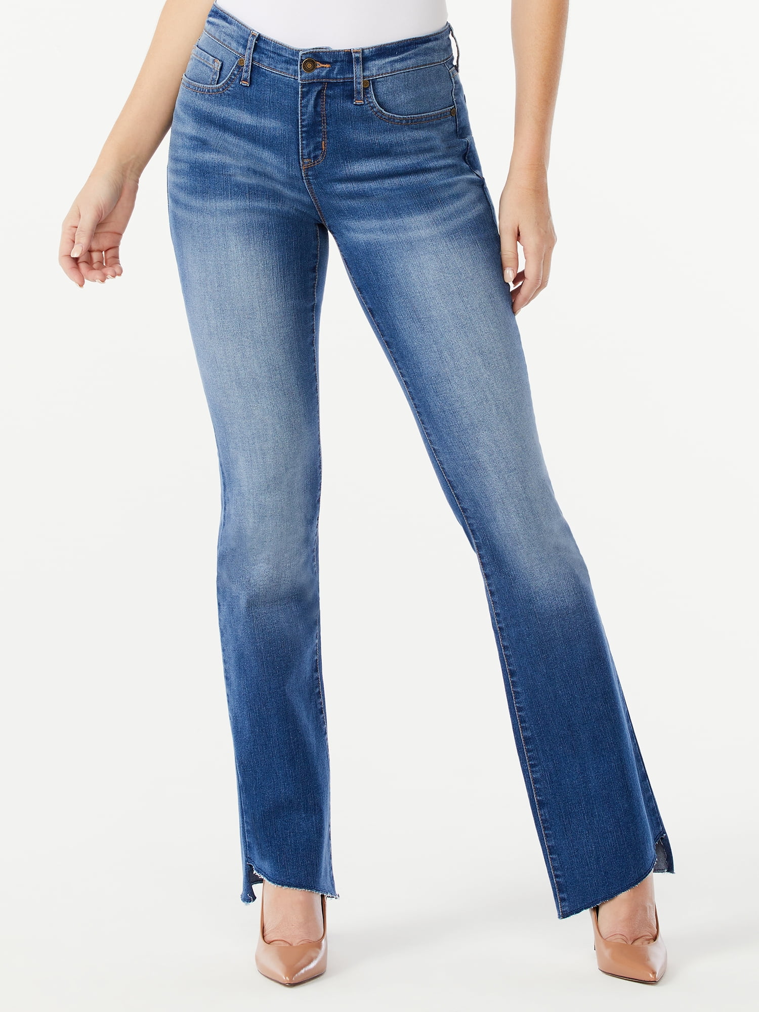 Sofia Jeans Women's Marisol Bootcut High Rise Step Hem Jeans - Walmart.com