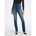 thumbnail image 1 of Sofia by Sofia Vergara Women's and Women's Plus Size Marisol Bootcut Curvy Super High Rise Jeans, 30.5", 32.5" and 34.5" Inseams, Sizes 0-28, 1 of 5