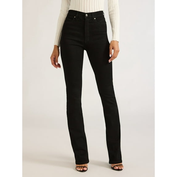 Sofia by Sofia Vergara Women's and Women's Plus Size Marisol Bootcut Curvy Super High Rise Jeans, 30.5", 32.5" and 34.5" Inseams, Sizes 0-28