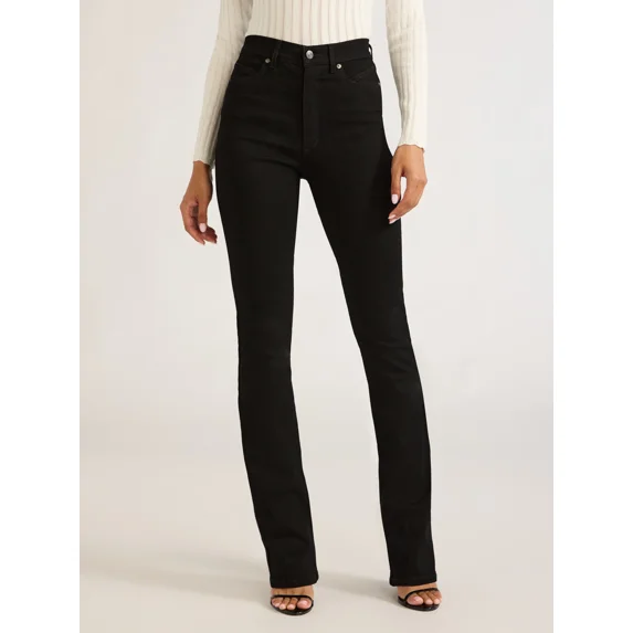 Sofia by Sofia Vergara Women's and Women's Plus Size Marisol Bootcut Curvy Super High Rise Jeans, 30.5", 32.5" and 34.5" Inseams, Sizes 0-28