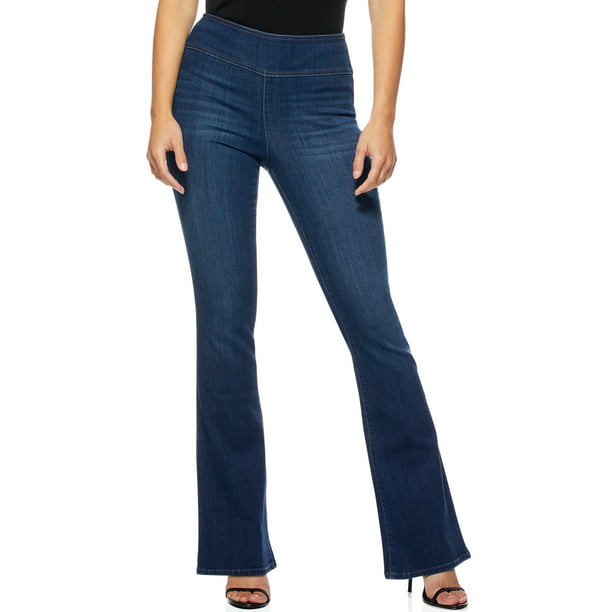 Sofia Jeans Women's Melisa Flare High Rise Pull On Jeans - Walmart.com