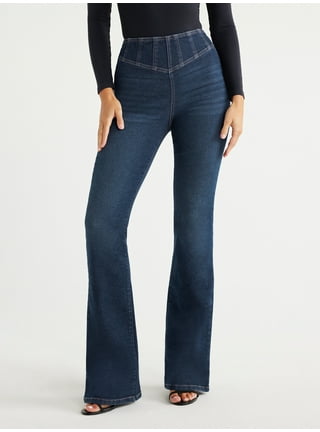 Sofia Jeans Women's High Rise Satin Cargo Pants, 27 Inseam, Sizes 00-22 