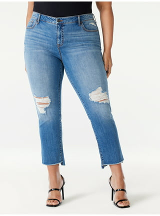 Sofia Vergara Jeans 22 W Bagi Boyfriend Distressed Cuffed Stretchy NWT Size  undefined - $25 New With Tags - From Kaliq