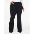 thumbnail image 1 of Sofia Jeans Women's Plus Size Curvy High Rise Zip Fly Flare Jeans, 1 of 6