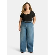 SOFIA JEANS BY SOFIA VERGARA Sofia by Sofia Vergara Women's Diana Relaxed High Rise Straight Jeans, 30", 32.5" and 34" Inseams, Sizes 0-28