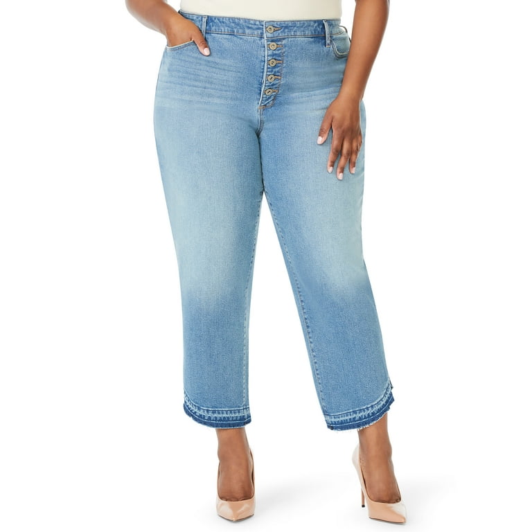 Sofia Jeans Women s Plus Size Leslie Curvy High Rise Slim Straight