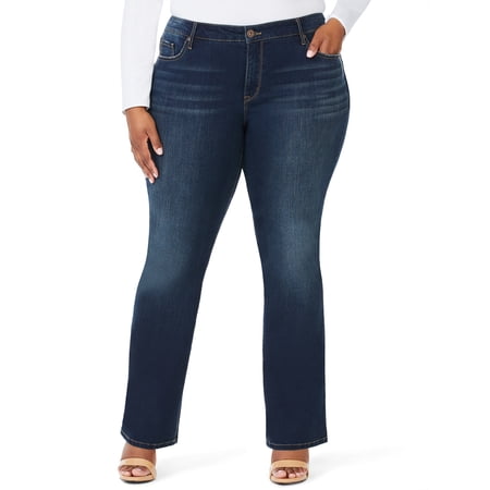 Sofia Jeans Women's Plus Size Marisol Curvy Bootcut Mid-Rise Jeans