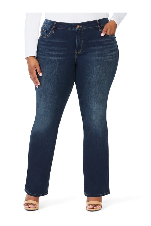 Sofia Jeans Women's Plus Size Marisol Curvy Bootcut Mid-Rise Jeans