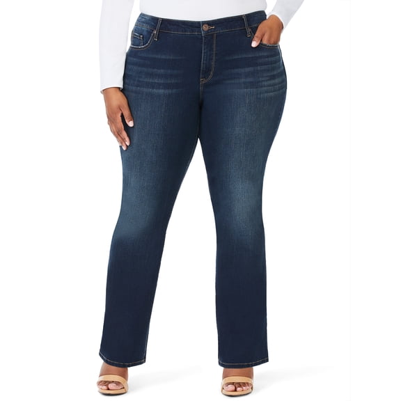 Sofia Jeans Women's Plus Size Marisol Curvy Bootcut Mid-Rise Jeans
