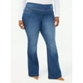 thumbnail image 1 of Sofia Jeans Women's Plus Size Melisa Curvy Flare Pull-On Jeans, 1 of 6