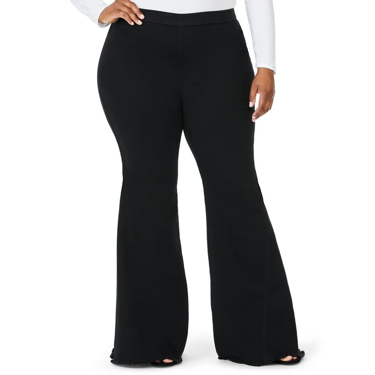 Sofia Jeans Women's Plus Size Melisa Curvy High-Rise Super Flare