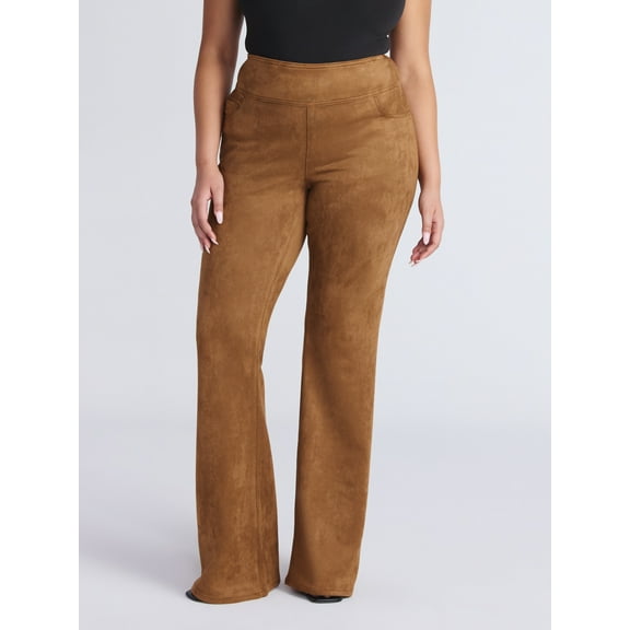 Sofia by Sofia Vergara Women's and Women's Plus Melisa Flare High Rise Pull On Jeans, 30.5", 32.5" and 34.5" Inseams, Sizes 0-28