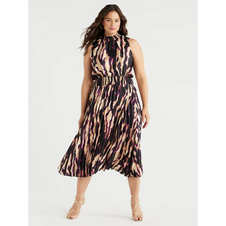 Walmart top midi dress