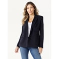 thumbnail image 1 of Sofia Jeans Women's Ponte Blazer, Sizes XS-3XL, 1 of 6