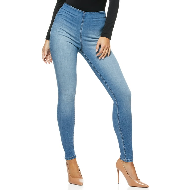High rise jeggings clearance walmart