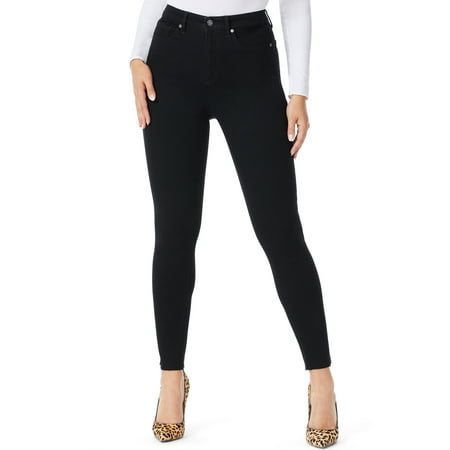 Sofia Jeans Women's Rosa Curvy High Rise Destructed Hem Skinny Jeans