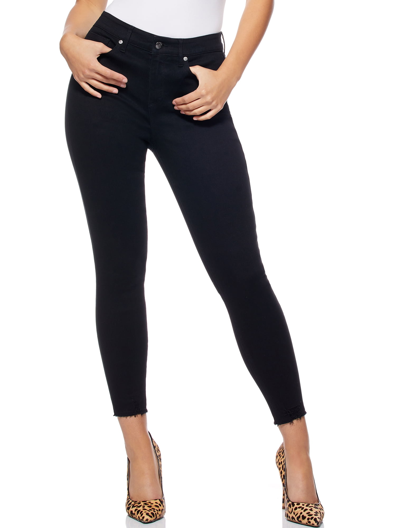 Plus Size Black Skinny Stretch AVA Jeans | Yours Clothing