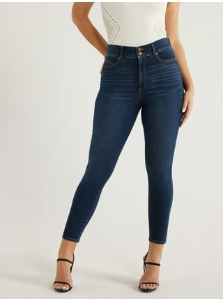 Sofia Jeans Women's Rosa Curvy High Rise Destructed Hem Skinny