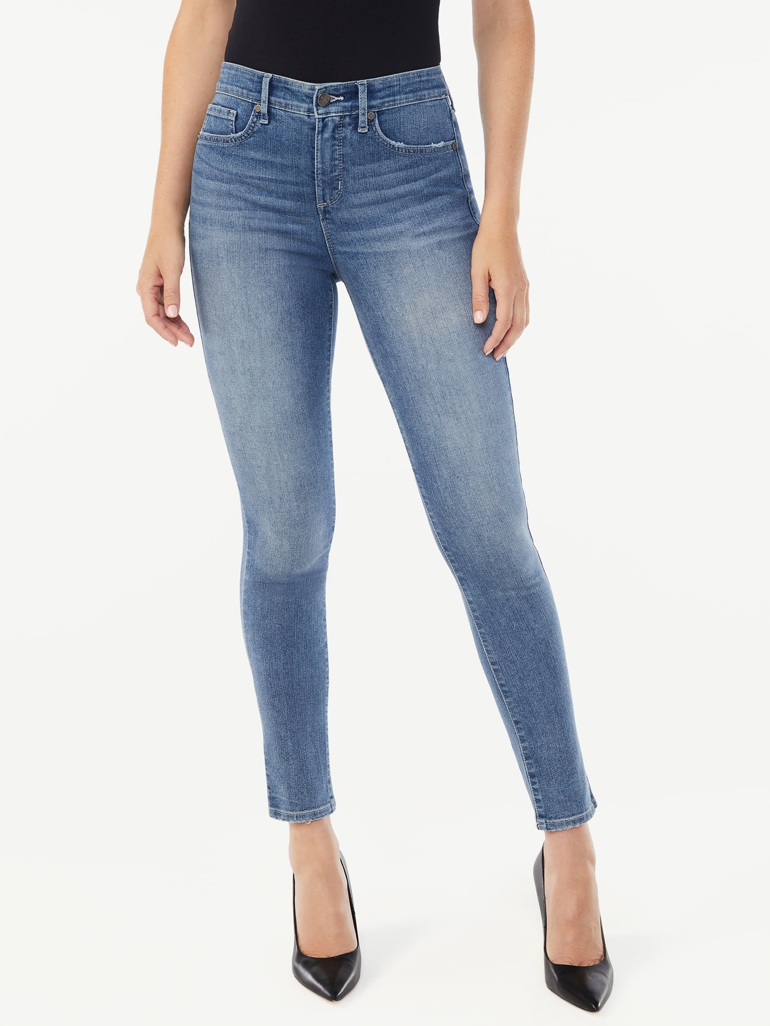 Sofia Jeans Women's Sofia Skinny High Rise Ankle Jeans 