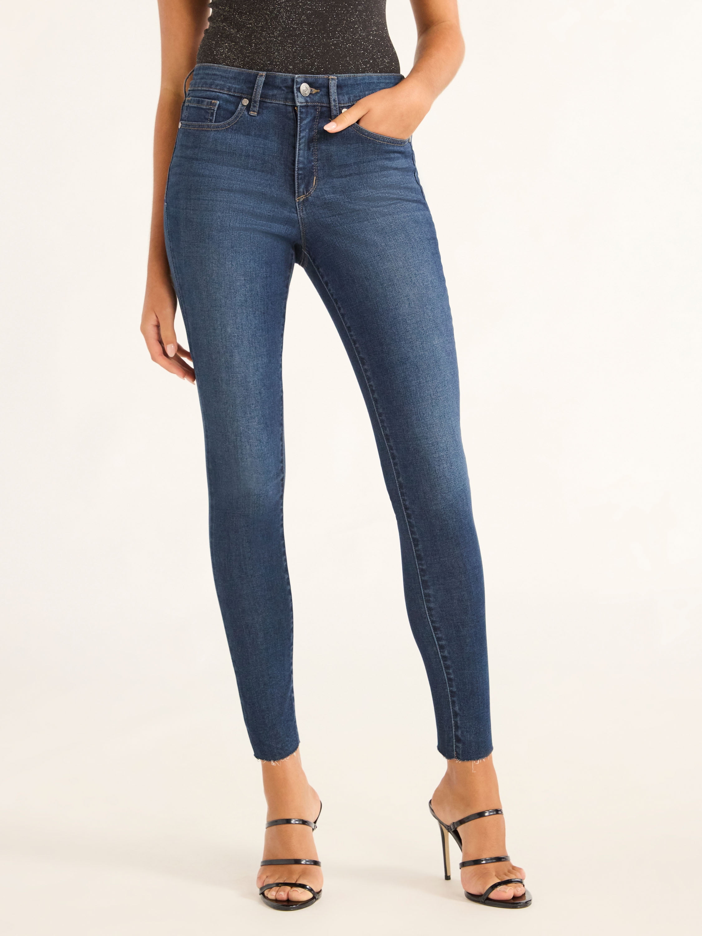 Walmart promo code:  Sofia Jeans by Sofia Vergara Women's Sofia Mid Rise Ankle Raw Hem Jeans, Sizes 0-20