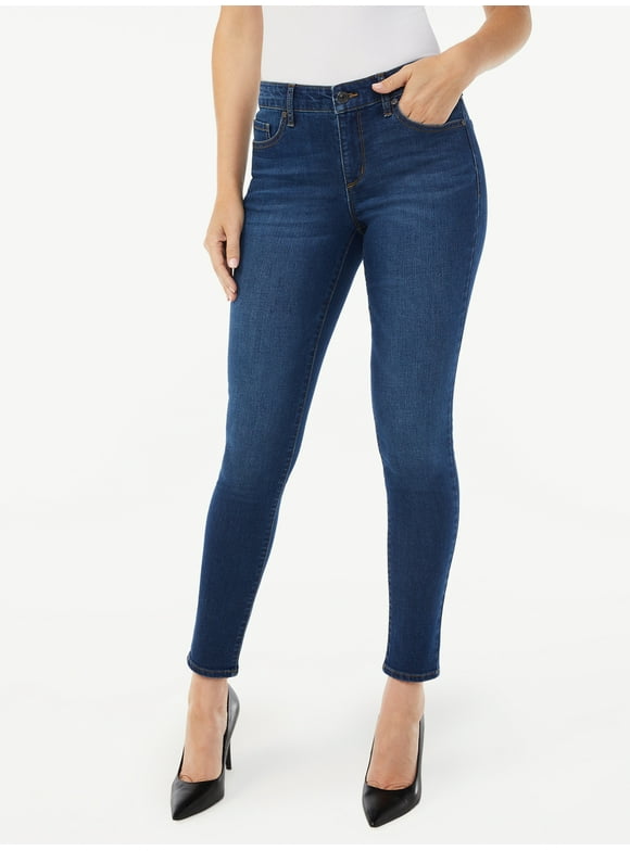 Sofia Jeans Women's Sofia Skinny Mid Rise Ankle Jeans
